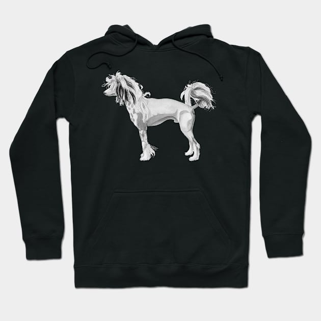 Chinese Crested dog Hoodie by doggyshop